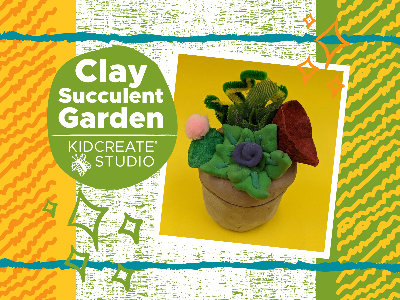 Clay Succulent Garden Homeschool Workshop (5-12 Years)