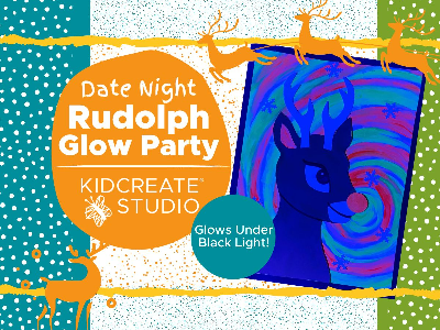 Date Night - Rudolph Glow Party Workshop (3-10 Years)