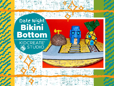 Kidcreate Studio - Eden Prairie. Date Night- Bikini Bottom Workshop (3-9 years)