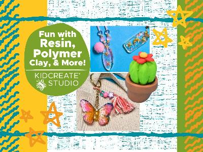 Fun with Resin, Polymer Clay and More Mini-Camp (7-12 Years)