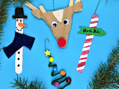 Ornament Making (Winter Break Mini-Camp) (5-12 years) Ornament Making (Winter Break Mini-Camp) (5-12 years)