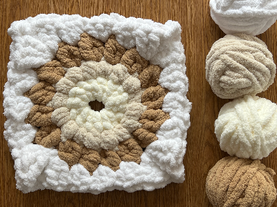 Hand Knitting for Beginners - Granny Square