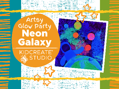 Kidcreate Studio - Oak Park. Date Night- Galaxy Glow Party (4-10 Years)