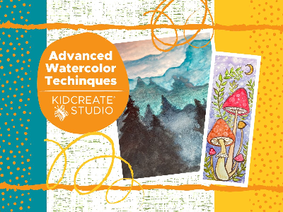 Advanced Watercolor Techniques Summer Camp (7-12 years) 